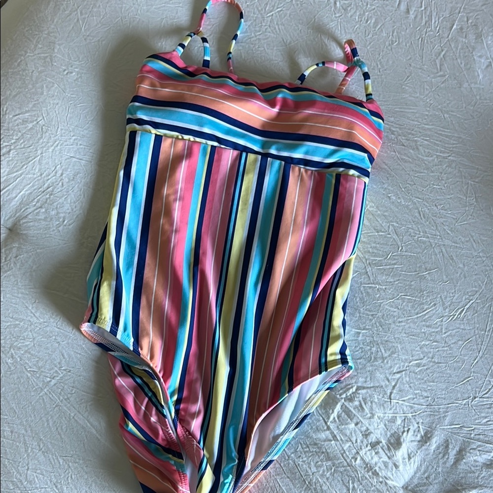 Splendid Multicolor Striped Swimsuit